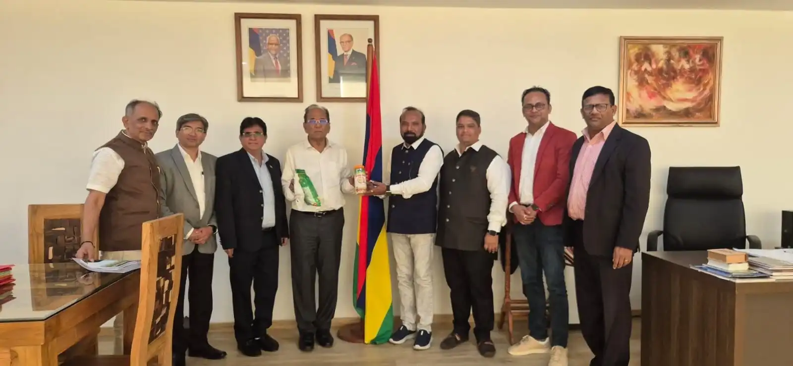 Vibhav delegation visit to Mauritius